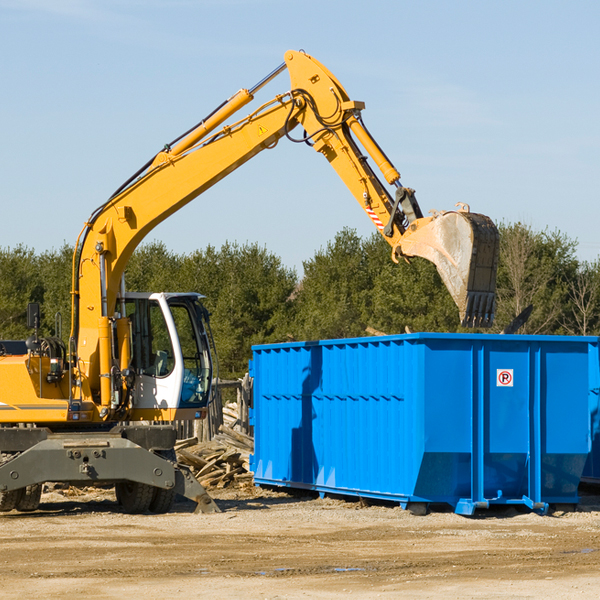 can i choose the location where the residential dumpster will be placed in Prichard WV